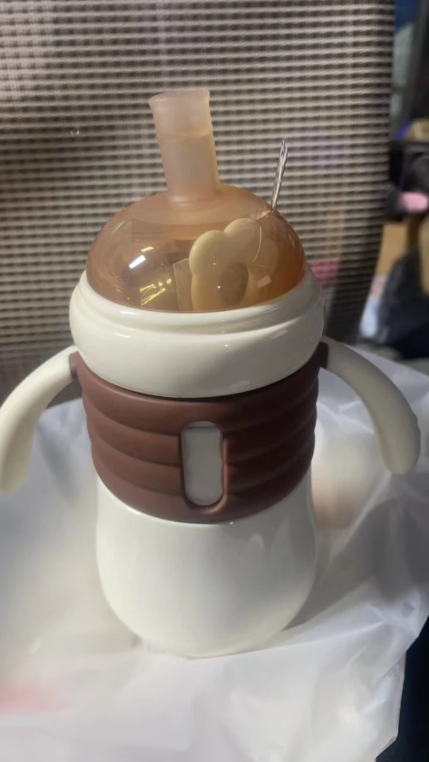 童装宝宝不锈钢吸嘴奶瓶