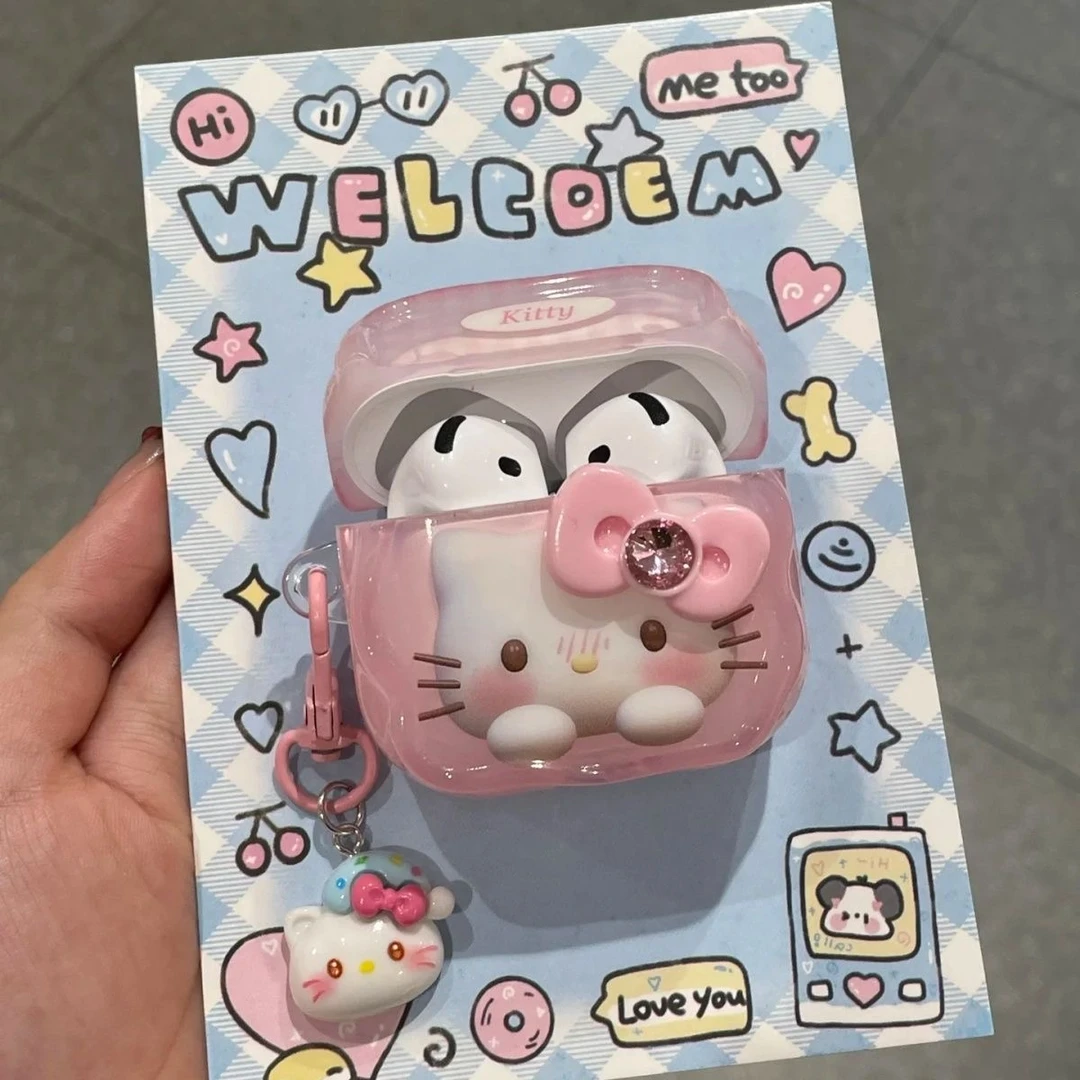 Q版美乐蒂airpods 4保护套四代保护壳airpodPro2适用苹果耳机套5