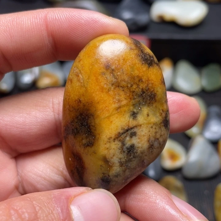 和田玉未镶嵌挂件77