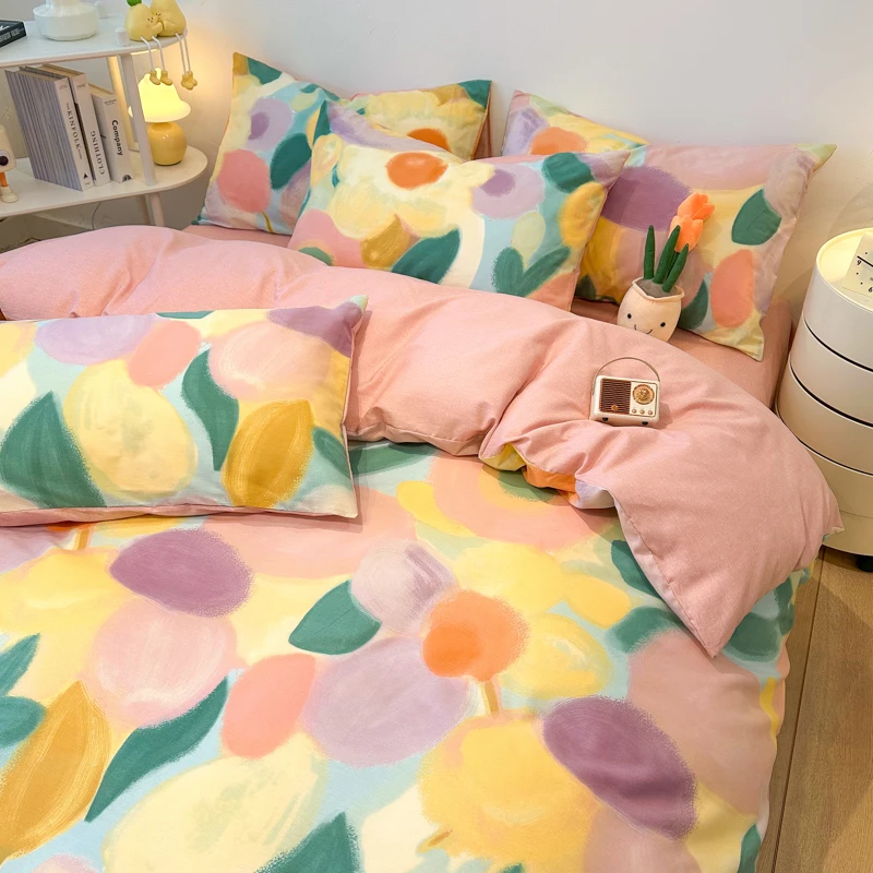 POCKET PIG/布袋猪【梦里花】 纯棉套件可爱简约小清新#助眠好物