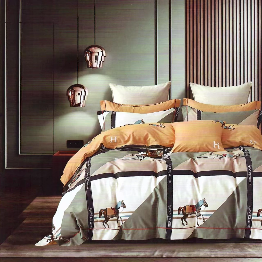 高支高密全棉印花四件套特价清