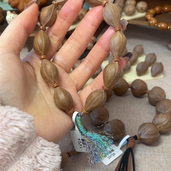 手串/手链橄榄核梅林铁核14.24头货三面佛