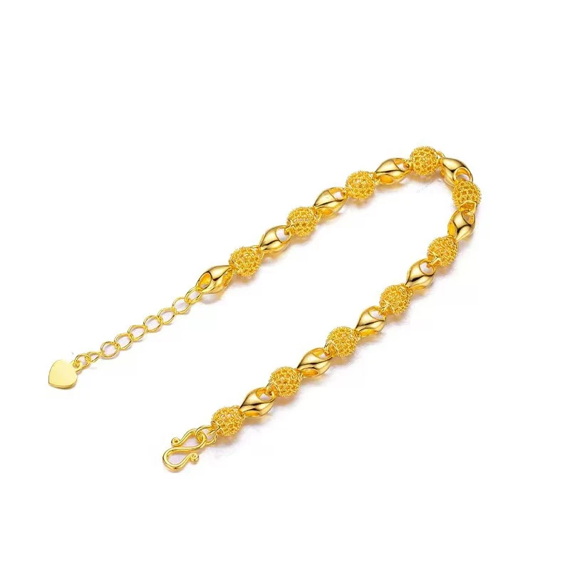 铜合金手链 金色手链 玲珑手链时尚女款饰品