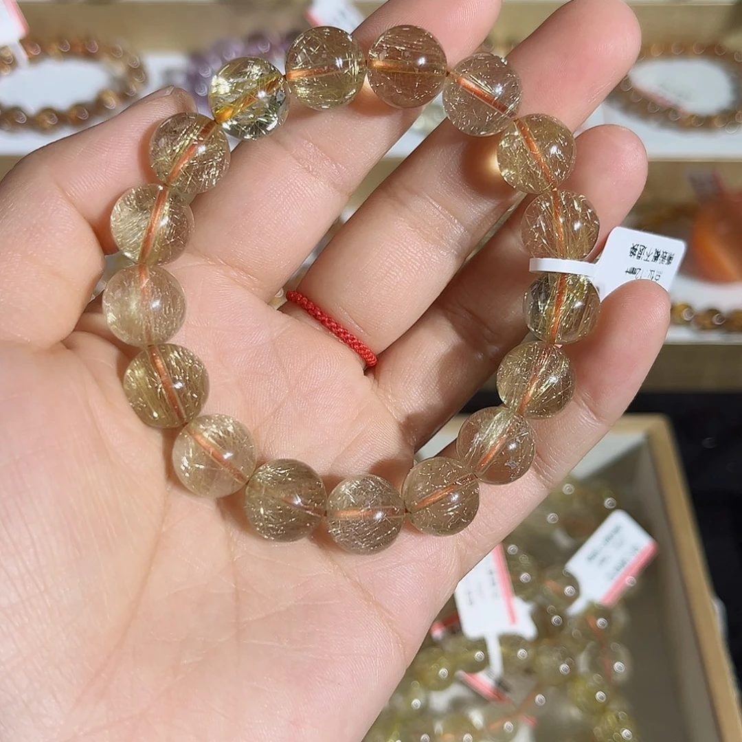 水晶手链未镶嵌晶莹剔透