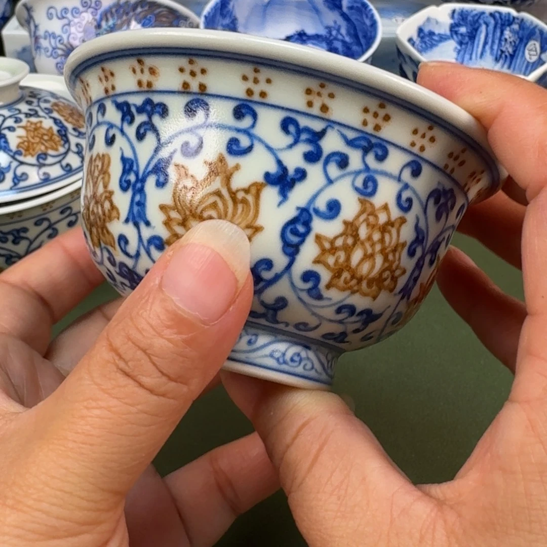 景德镇纯手绘茶具羊羊218