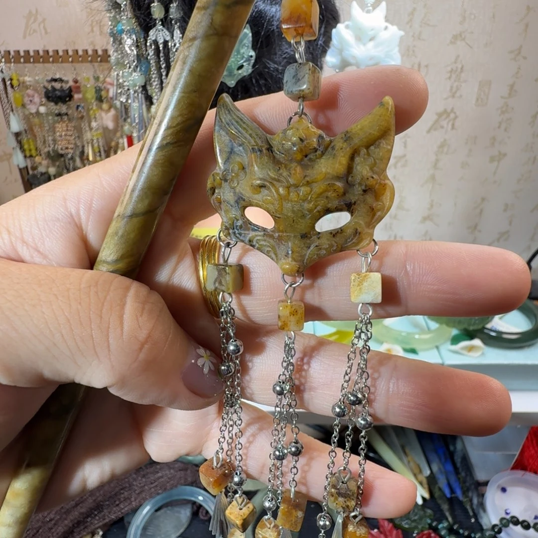 岫玉未镶嵌发簪福利款