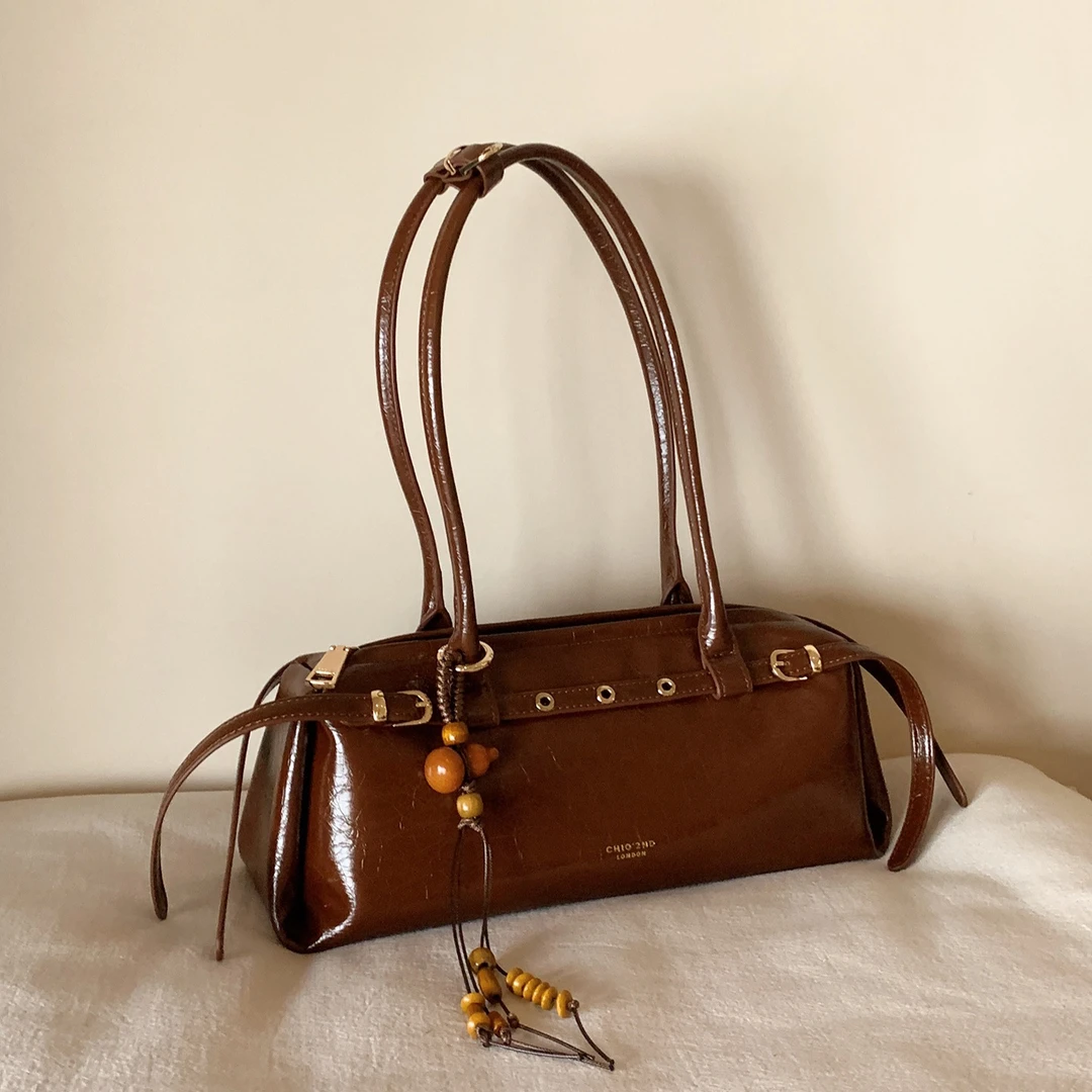 南风Chio2nd 棍包包女复古法棍包手提单肩腋下包