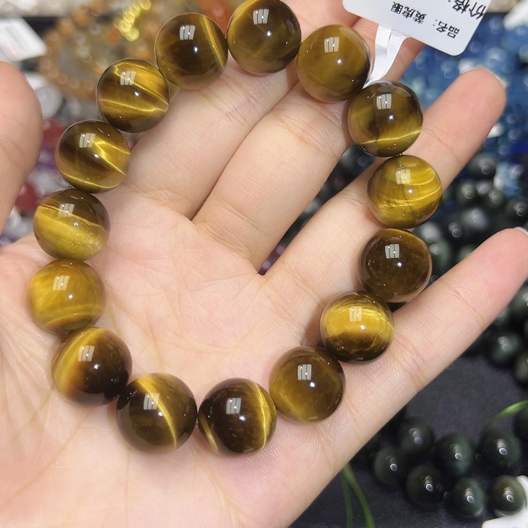 未镶嵌手链木变石（虎睛石）多样性发一
