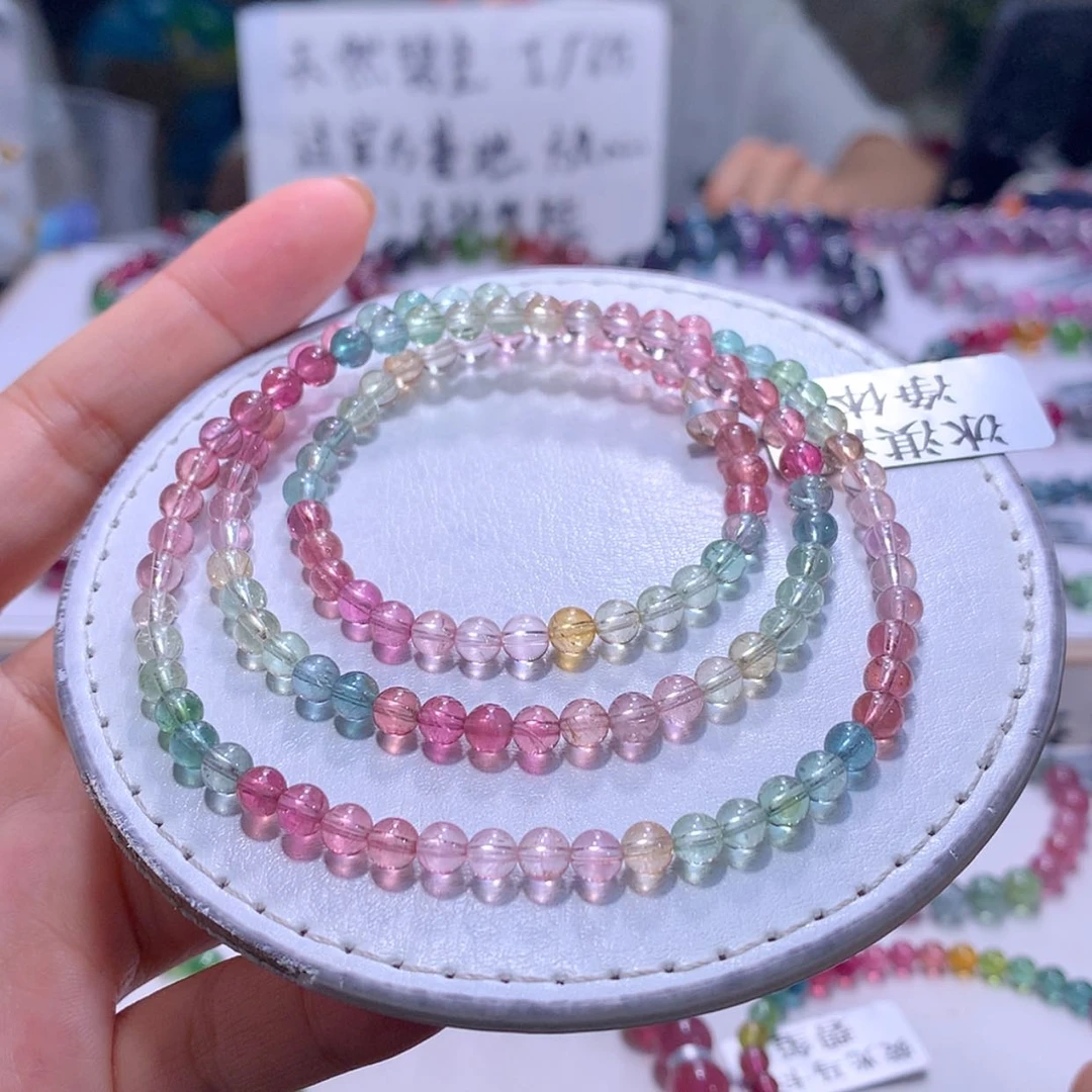 【闪购商品】未镶嵌手串碧玺4.6m净体