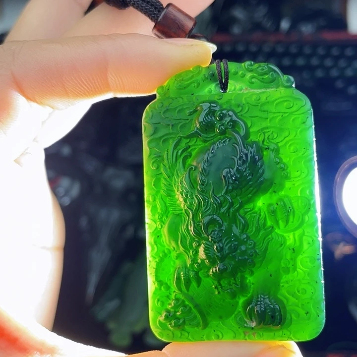 蛇纹石玉未镶嵌手链泰山玉貔貅