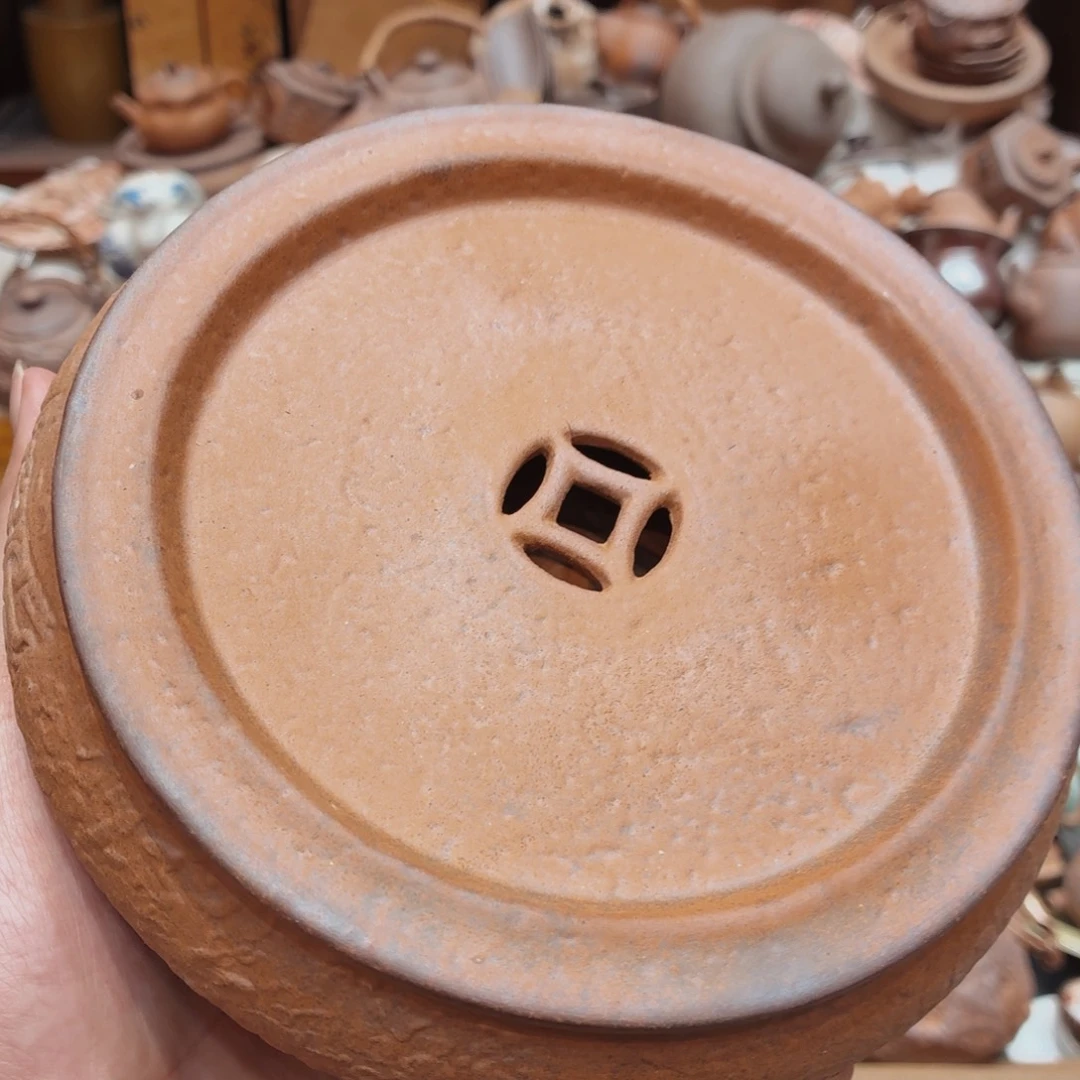 柴烧老岩泥高温茶器皿