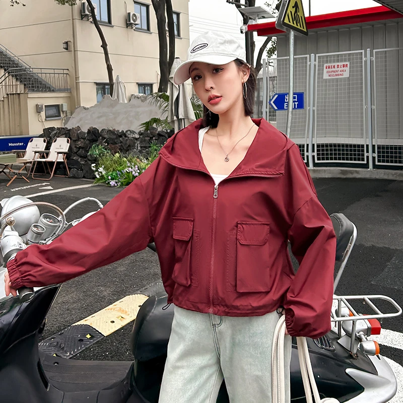 【有内衬】冲锋衣女春秋季短款外套运动2025新款爆款洋气夹克女上衣