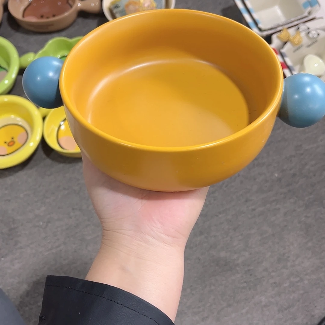 双耳球球6寸陶瓷餐具