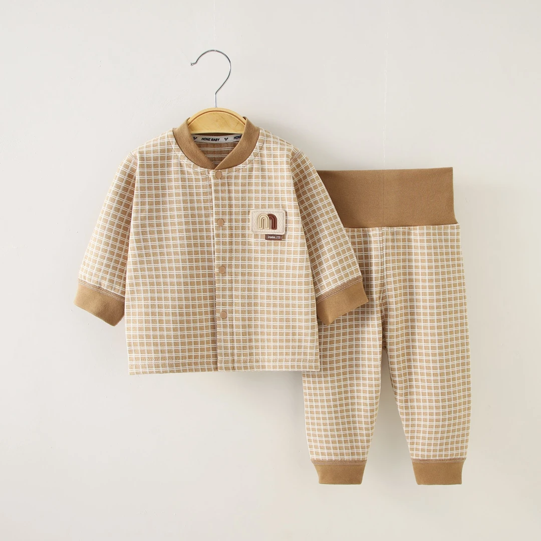 【少量现货】婴幼儿秋冬季家居服套装加绒衣服男童女童休闲睡衣高腰