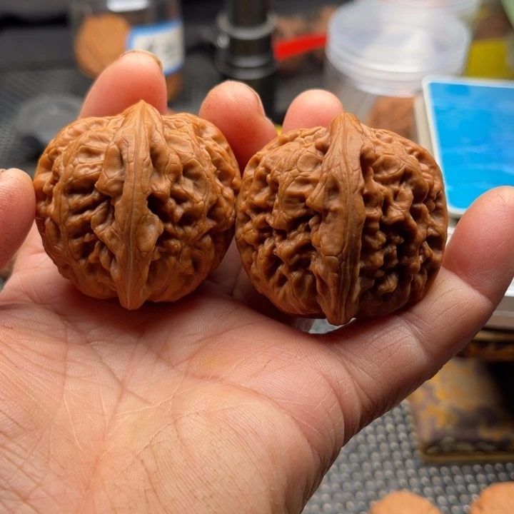 桃核把件全品红锦鲤边41肚42