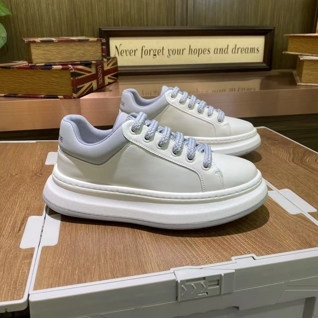 2025春夏季时尚厚底潮男百搭舒适系带舒适男士休闲老爹鞋（皮鞋码）