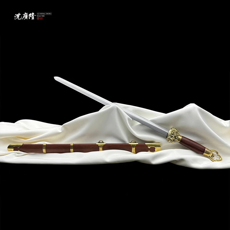 龙泉沈广隆-玄天剑 黄铜 陨铁 手工锻打 宝剑 未开刃