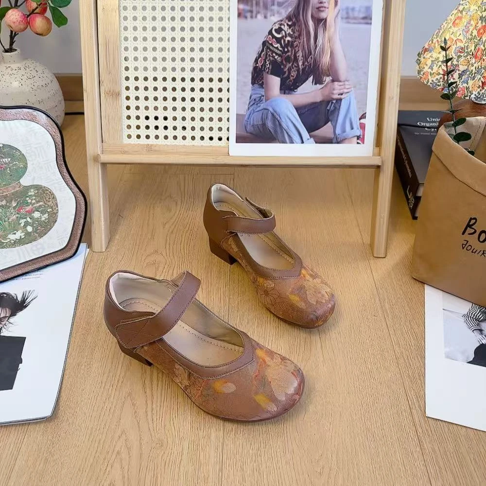 60015舒适百搭软底妈妈休闲单鞋仓