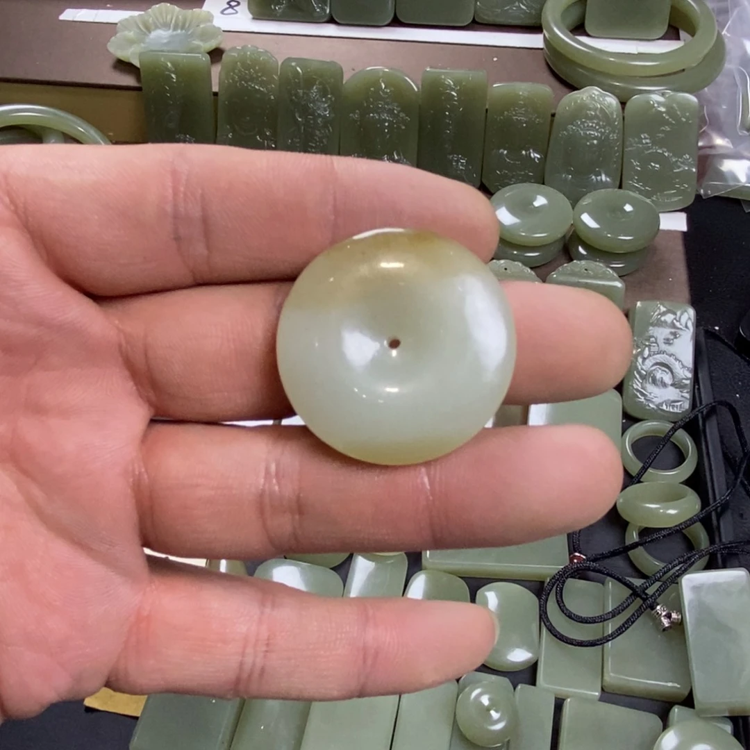 颈饰未镶嵌和田玉斯*鎶039