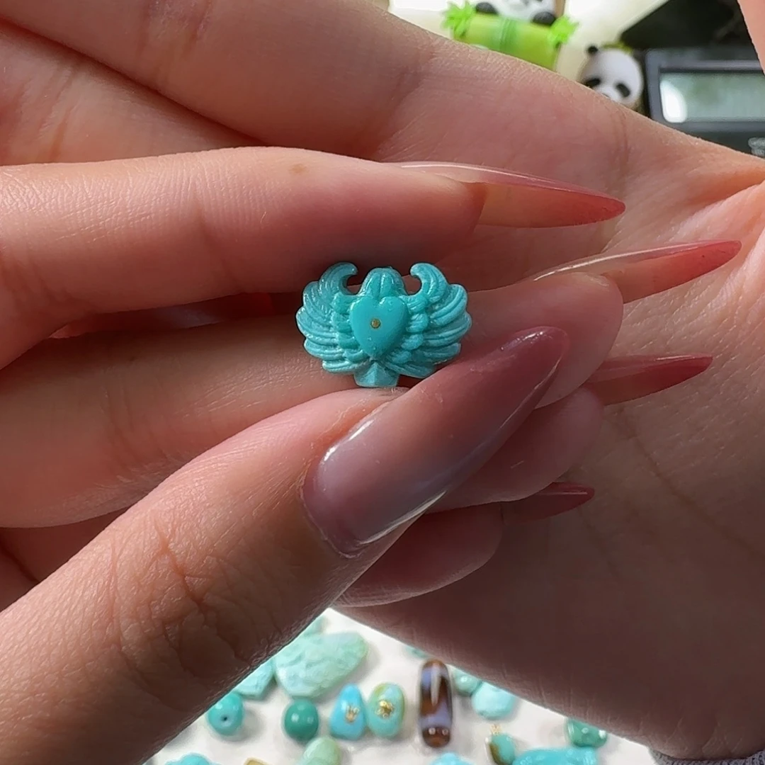 绿松石未镶嵌吊坠(不含链)