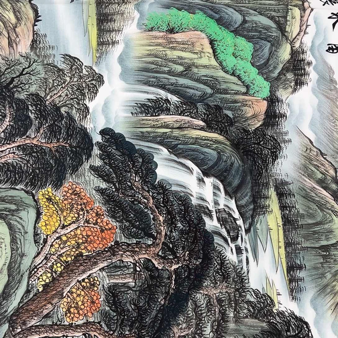 国画国画作品宣纸纯手绘