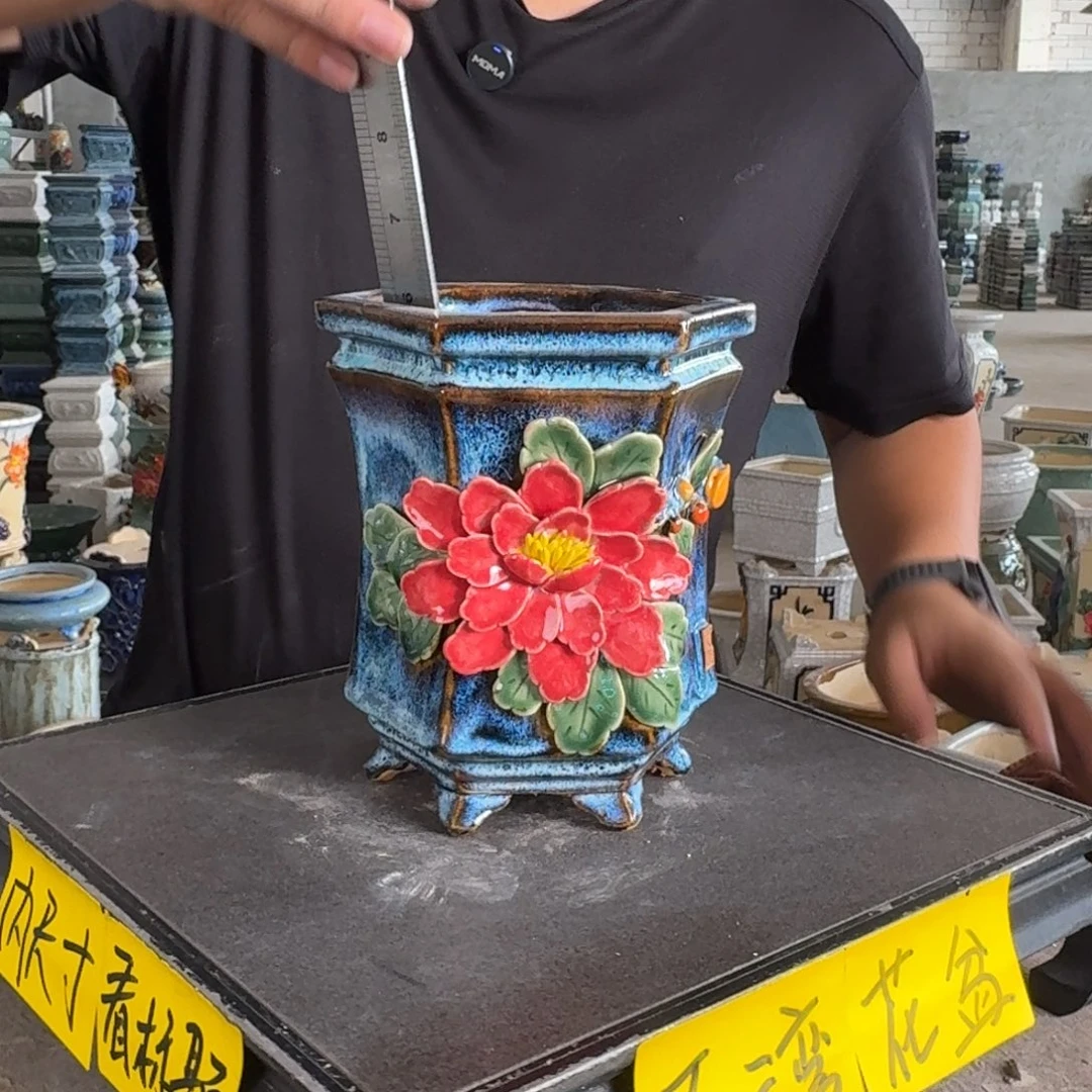 。一风堂石湾花盆 内10*15