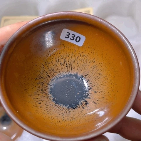 茶盏原矿原釉柴烧建盏