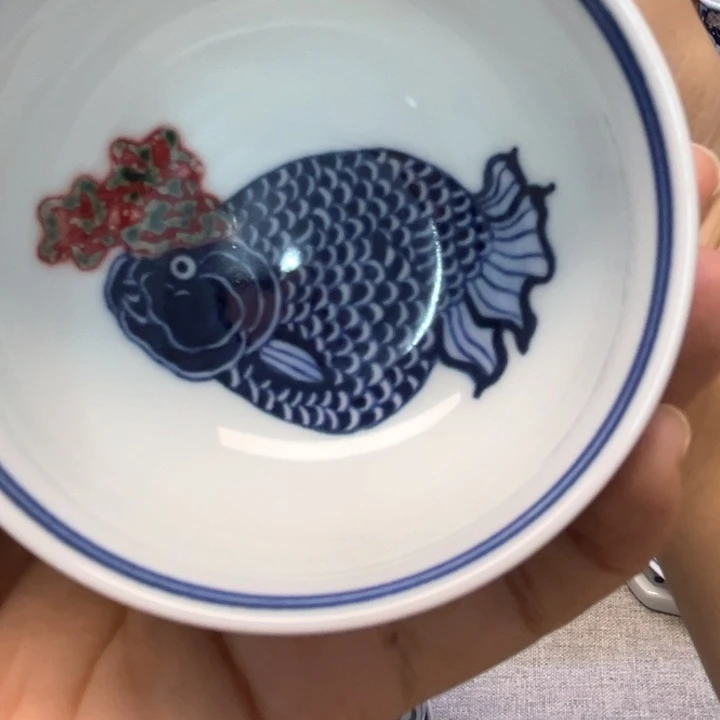 勇***前景德镇陶瓷釉里红