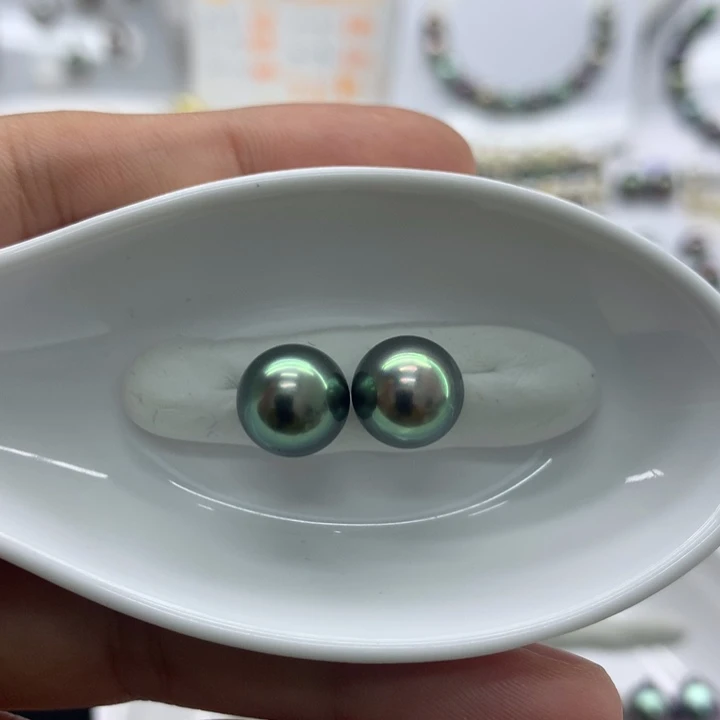 海水珍珠裸珠9+孔雀炫 安安