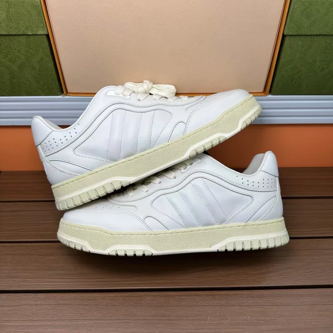 95新 GUCCI/古驰 板鞋/web板鞋 白色/42.5码