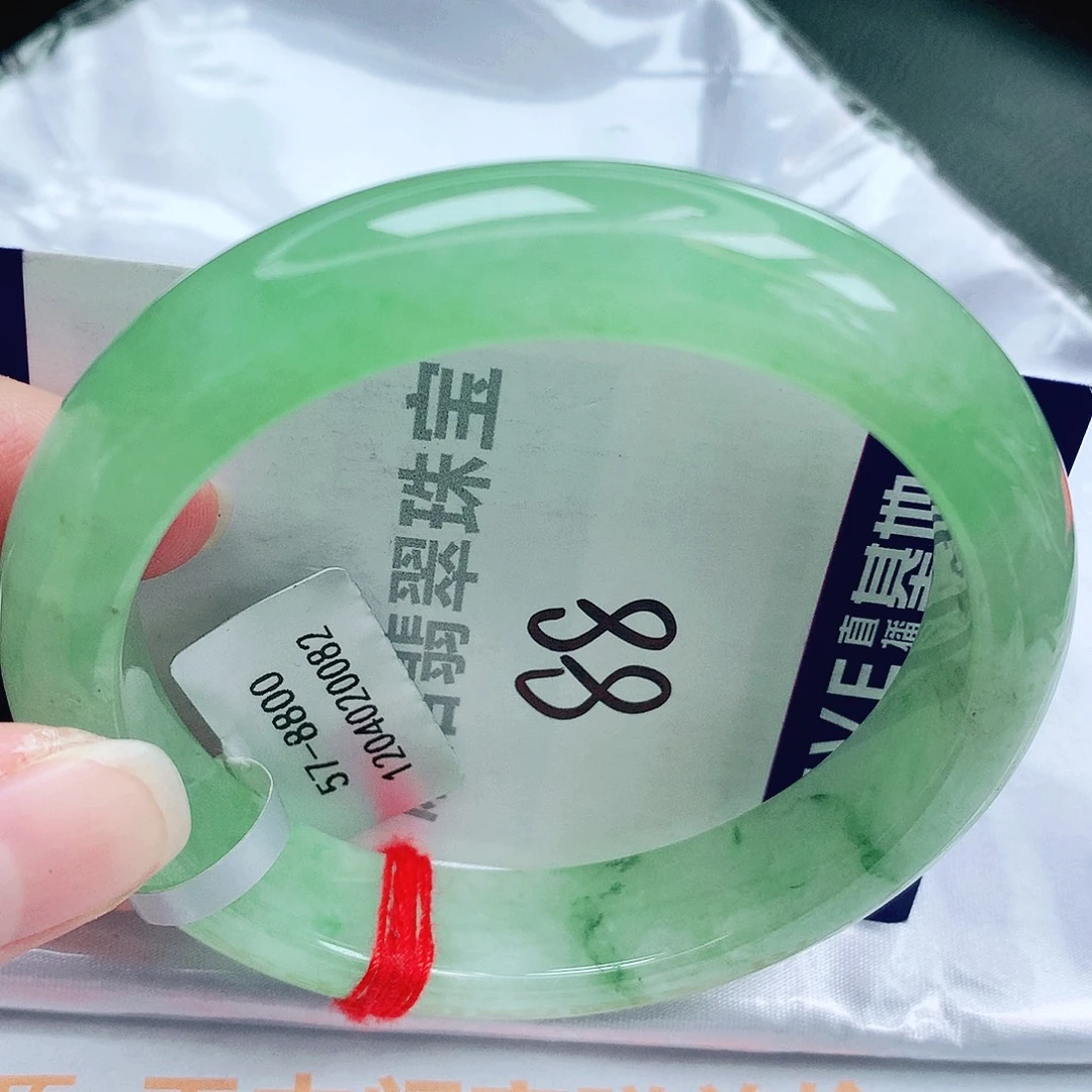 翡翠手镯未镶嵌缅甸天然A货翡翠手镯