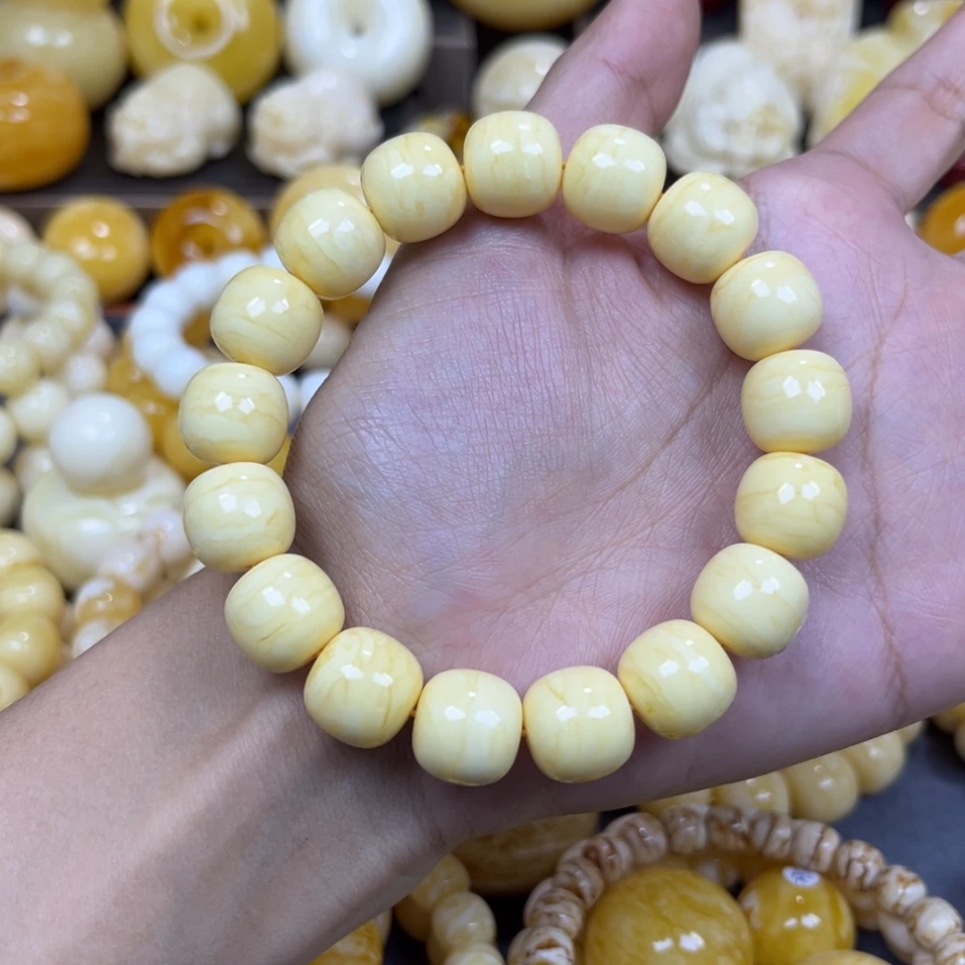 琥珀未镶嵌手串13mm