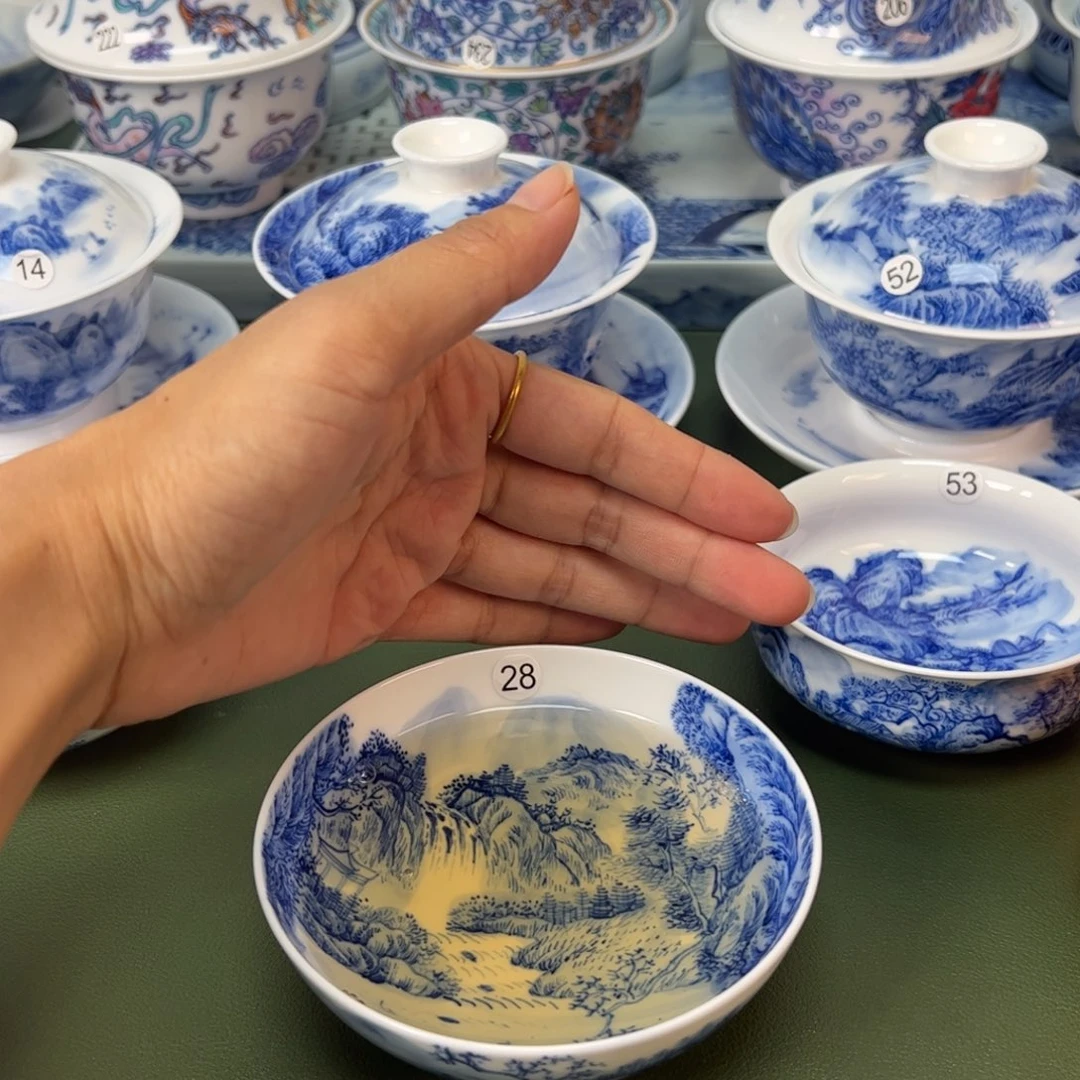 木木景德镇纯手工纯手绘茶具28