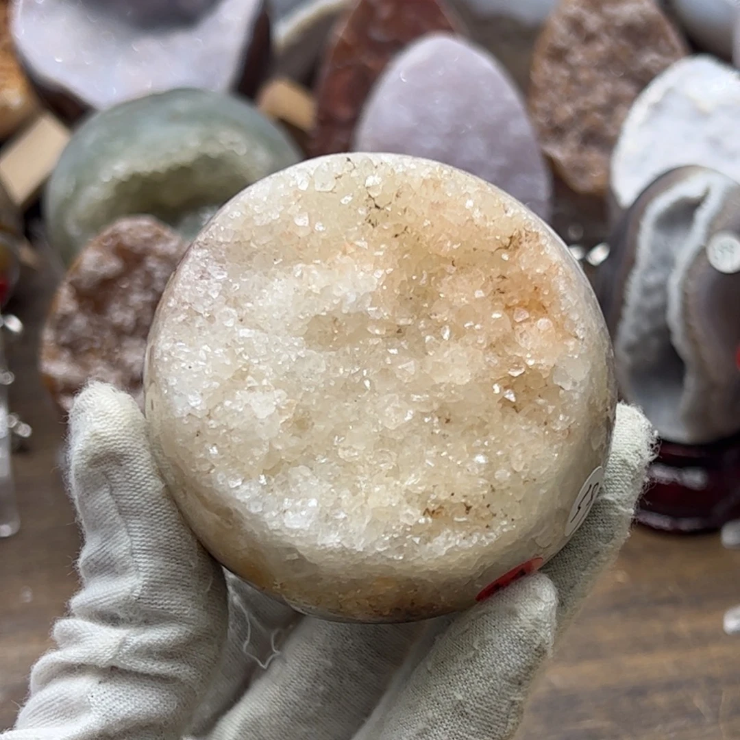 水晶未镶嵌珠宝半成品晶球11