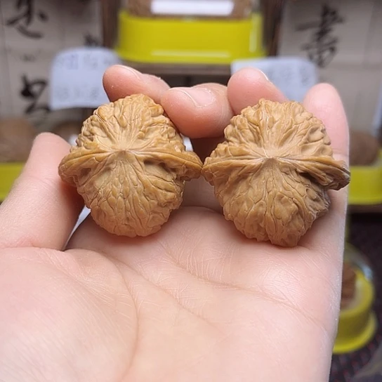 文玩核桃吊坠磨盘