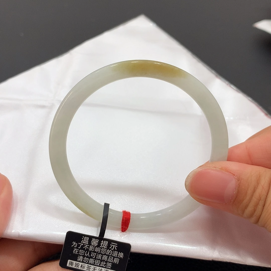 安***娜翡翠未镶嵌手镯54