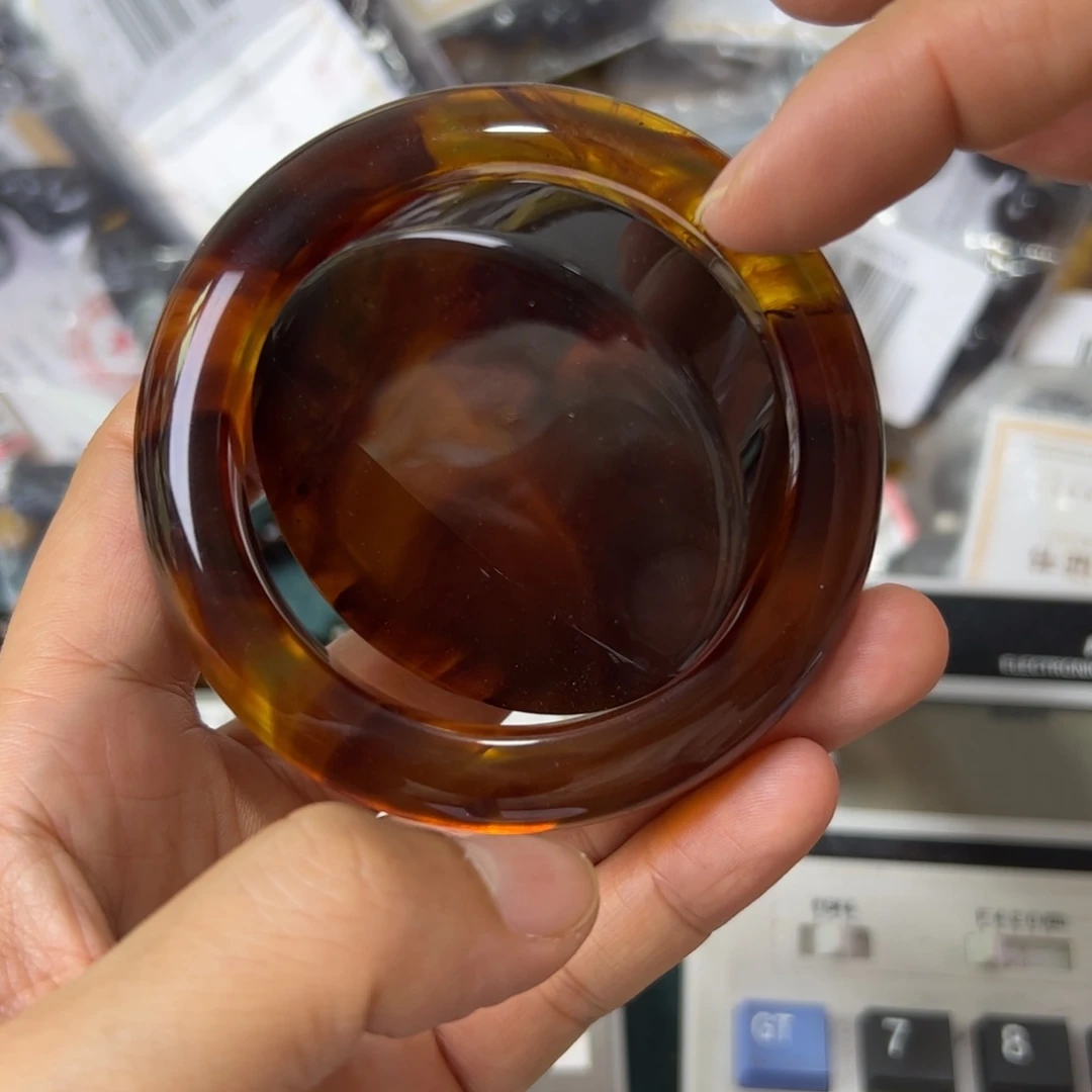 米***子未镶嵌琥珀珠宝奇石198