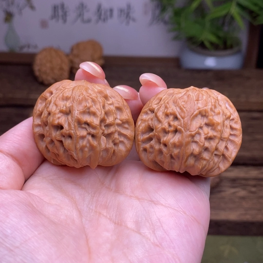 把件文玩核桃全品38老果磨盘