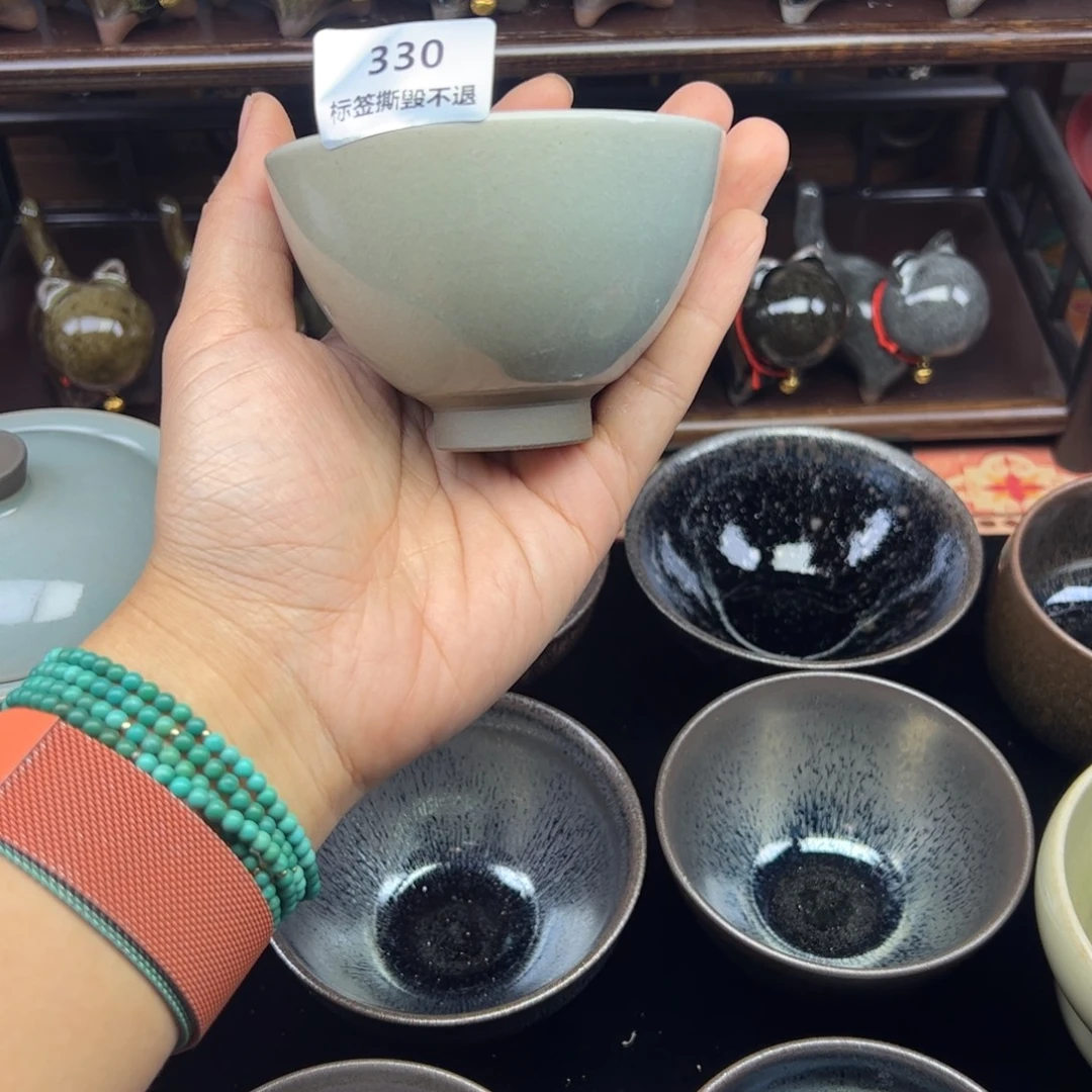 顾佳敏全手工柴烧建盏330