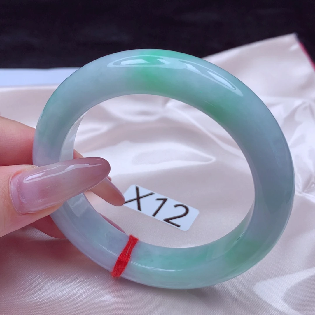 翡翠未镶嵌手镯手镯55