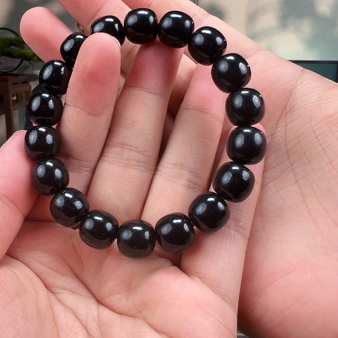 和田玉未镶嵌手链卡12mm踏青