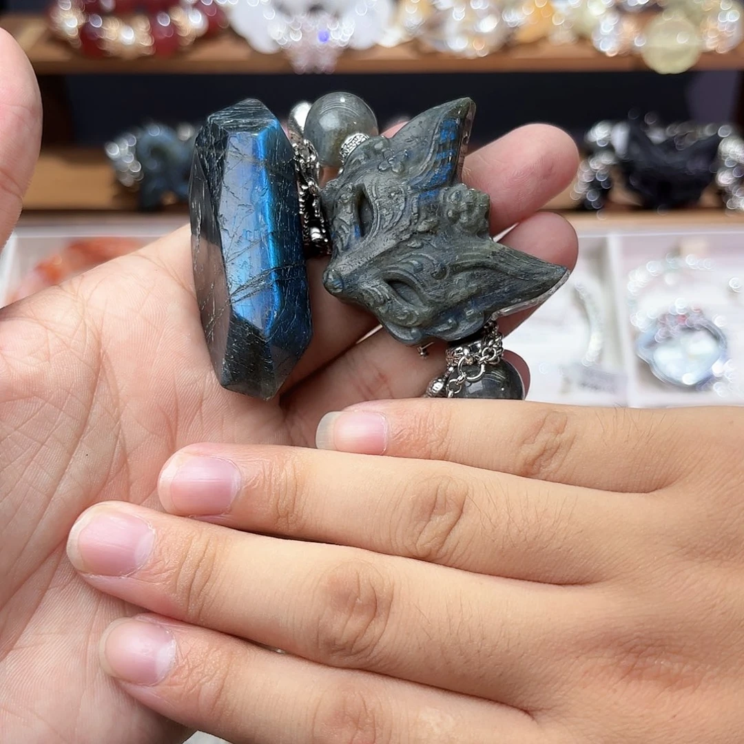 -***水晶手串合金水晶