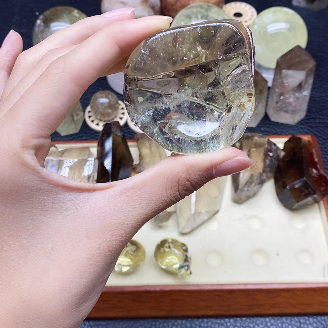 珠宝半成品未镶嵌水晶108水晶石