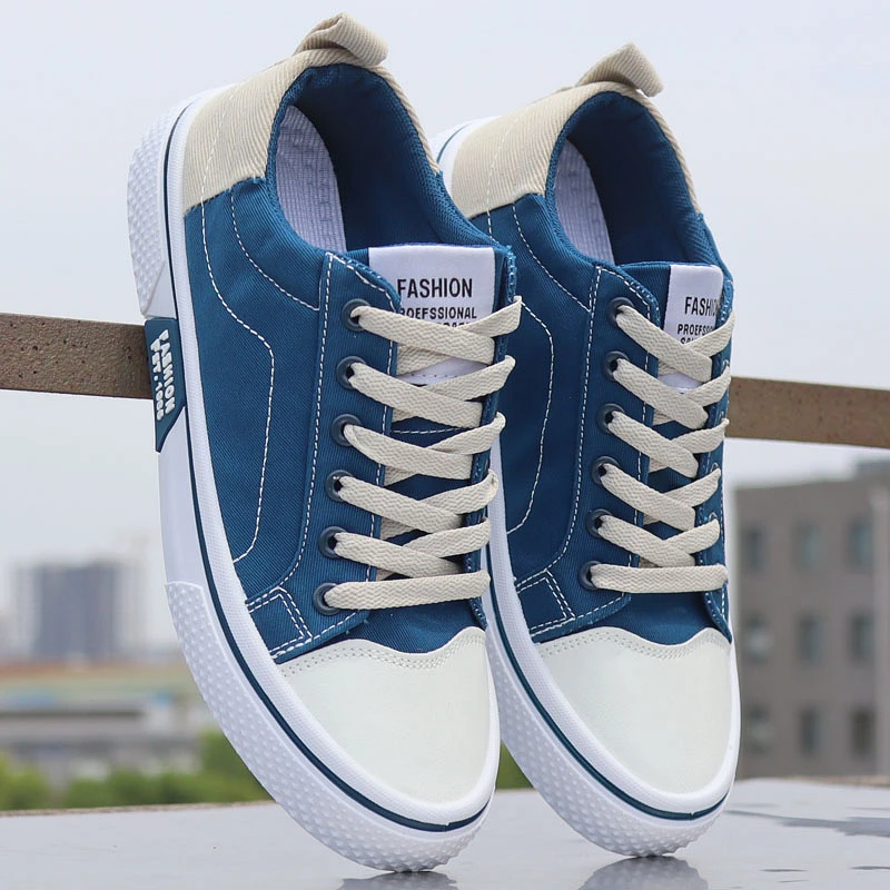 2025夏季新款帆布鞋男潮透气休闲布鞋学生百搭板鞋低帮软底运动鞋