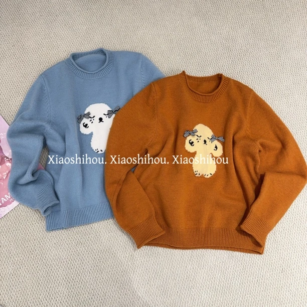 小时候女装店小狗毛衣63234