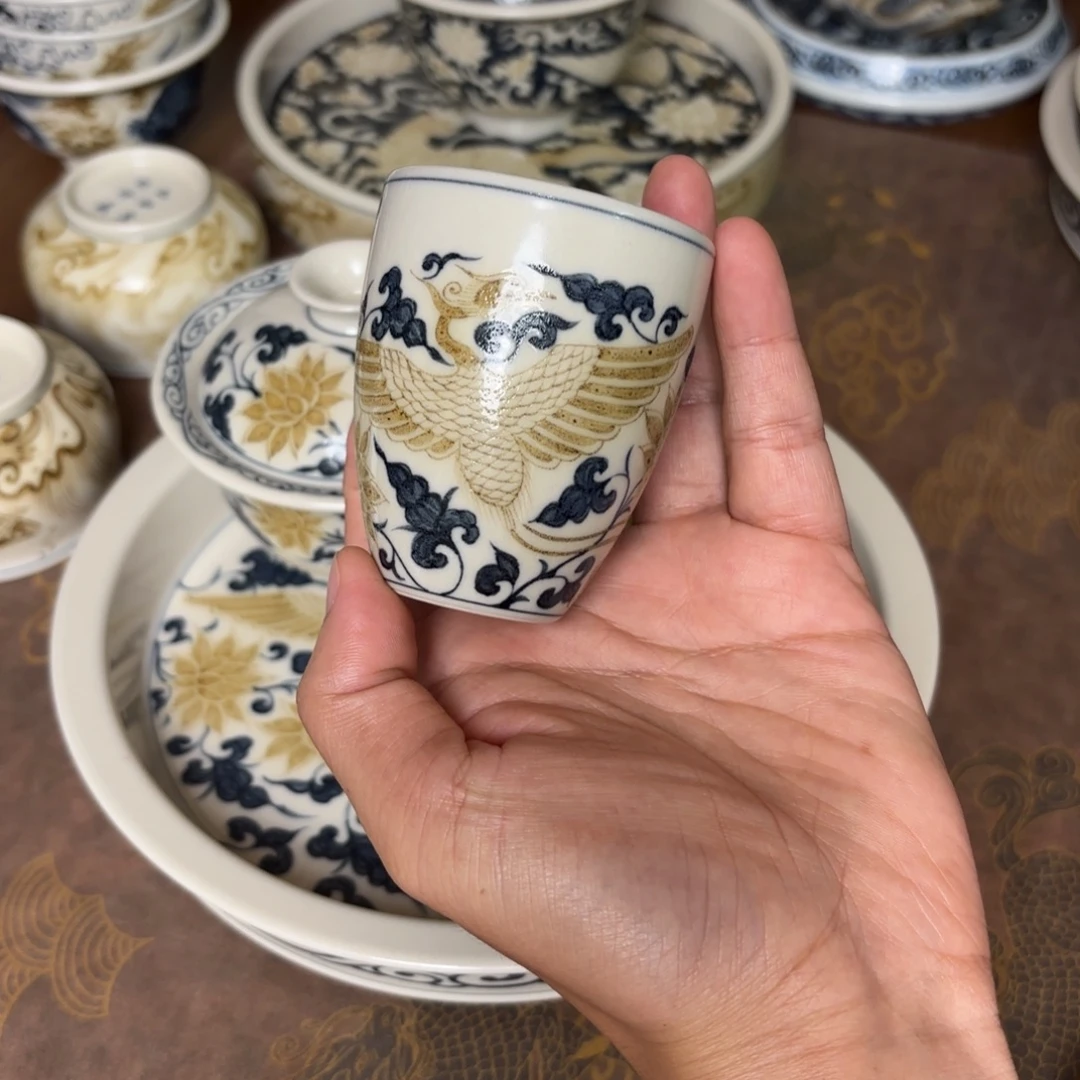 摆件景德镇手绘茶器