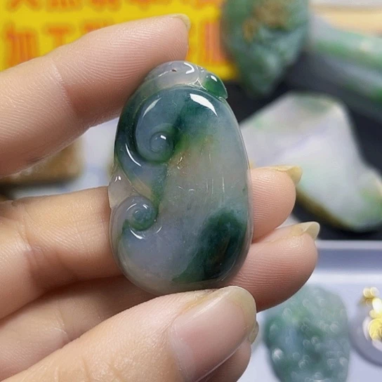 未镶嵌挂件翡翠翡翠