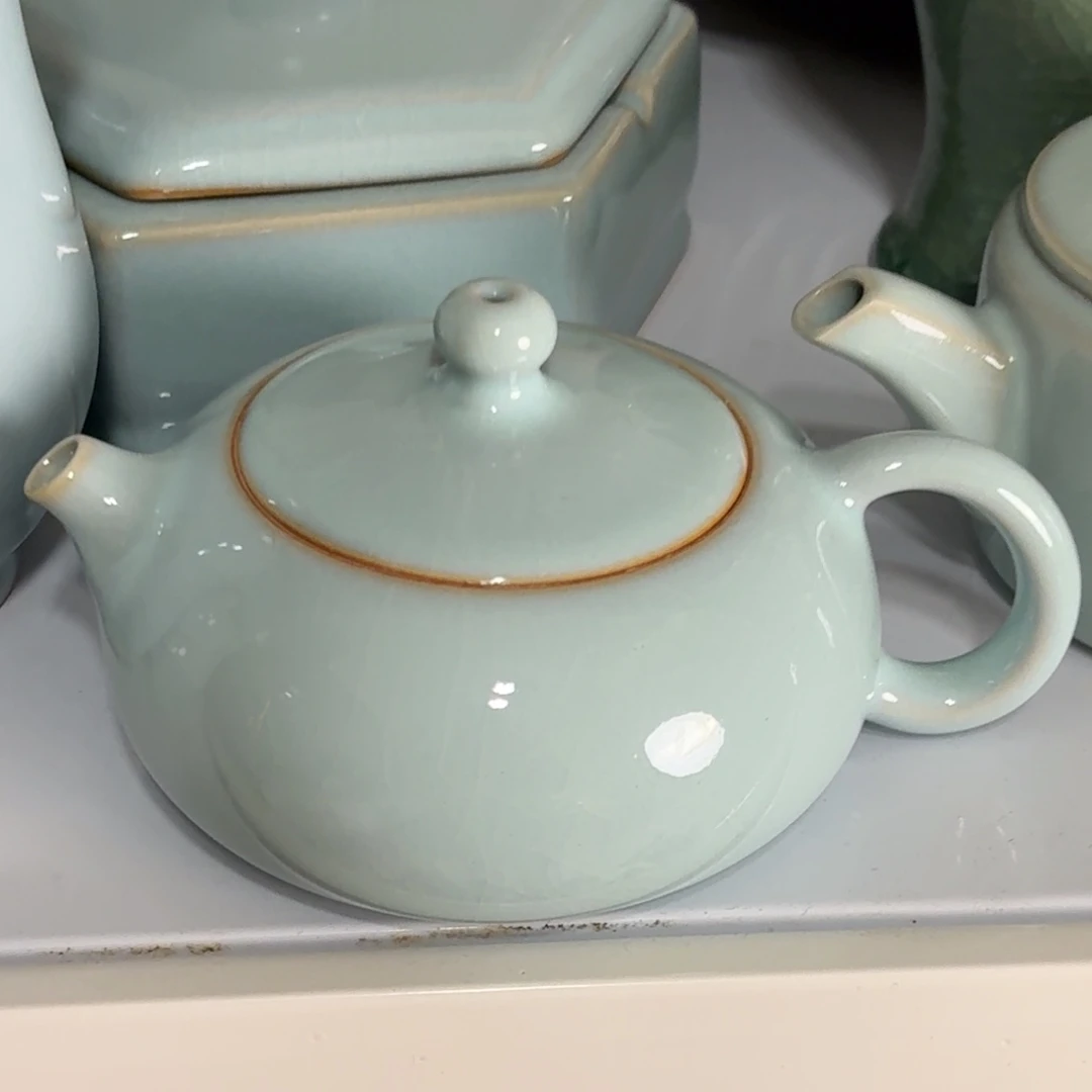 汝州原矿汝瓷微瑕手工