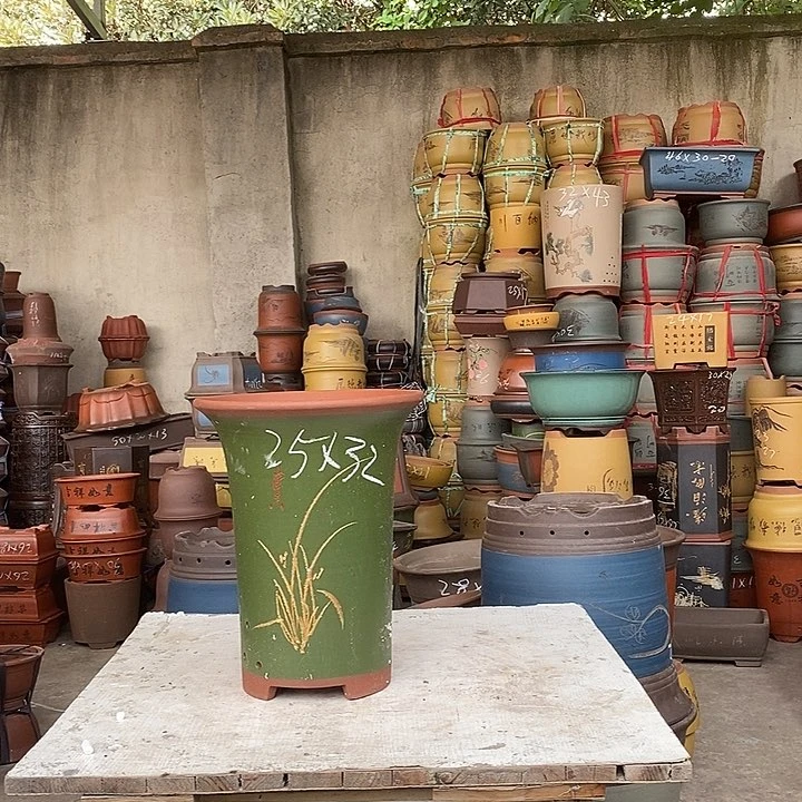 紫砂花盆紫砂花盆