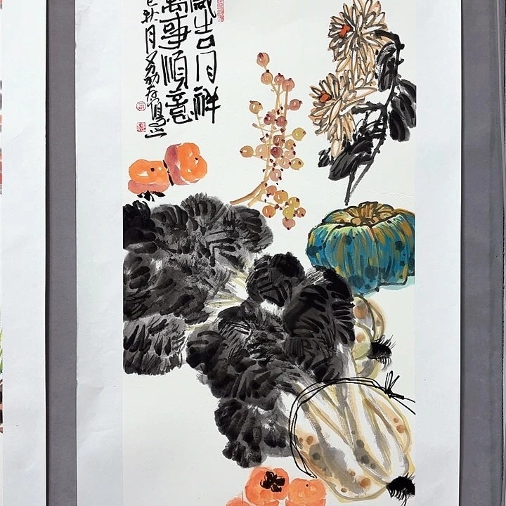 国画亲笔手绘放心去藏